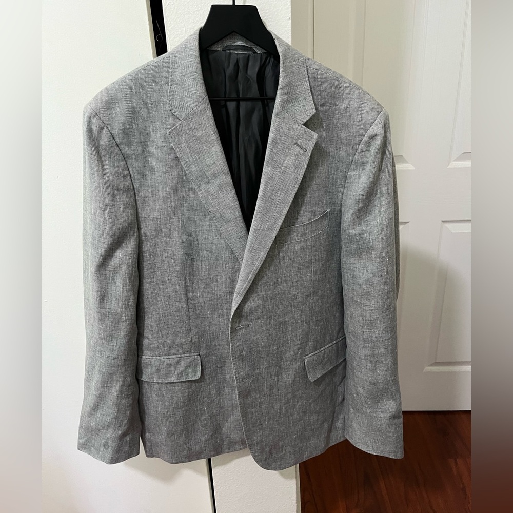 Rodd & Gunn Light Gray Men's Linen Blazer